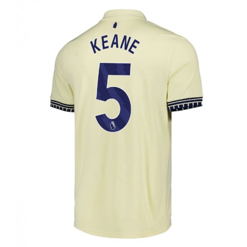 Everton Michael Keane #5 Venkovní Dres 2025-26 Krátký Rukáv Everton Michael Keane #5 Venkovní Dres 2025-26 Krátký Rukáv